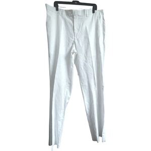 Lorenzo Bruno Italian Made White ‎ Linen Dress Pants 40 NWT